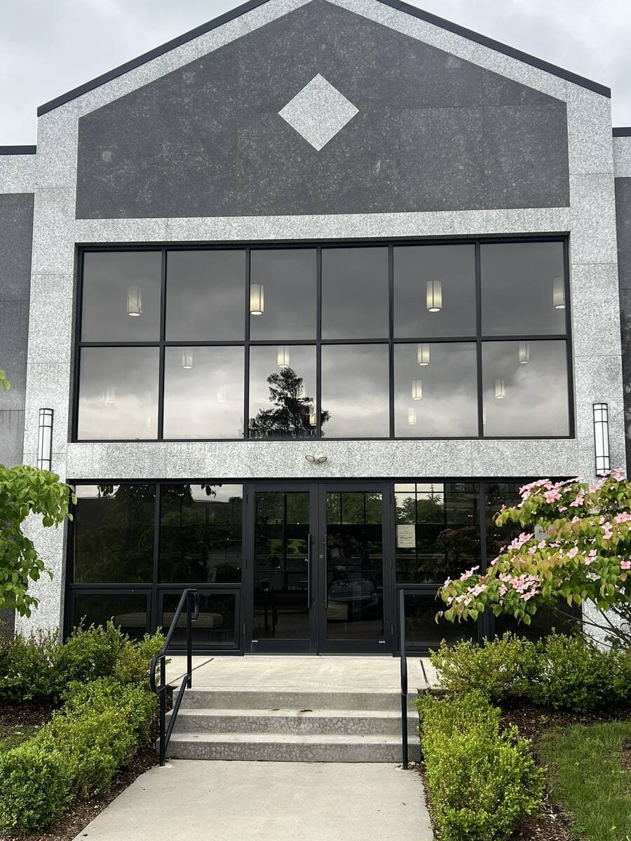 Glass storefront installed by Totowa Glass in New Jersey