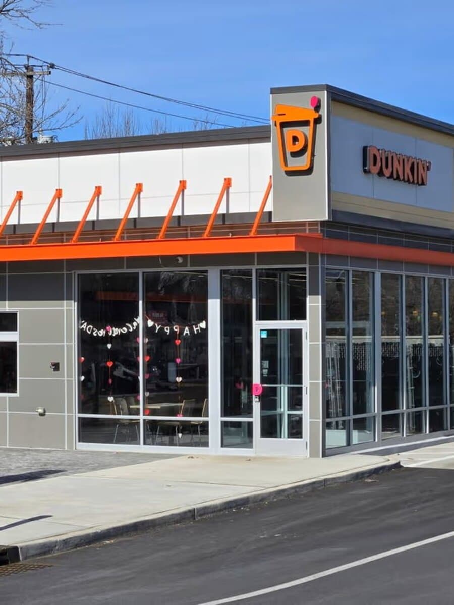 Commercial storefront glass installation in New Jersey